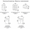 комплект кухни с фотопечатью АПЕЛЬСИНЫ